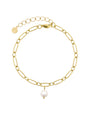 Pearl & Chain Bracelet