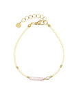 Rosequartz & Pearl Bracelet - Soft Sunrise