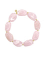 Statement armband kralen - Oudroze