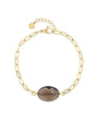 Cocoa Brown Chic Bracelet - Goud