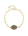 Cocoa Brown Chic Bracelet - Goud