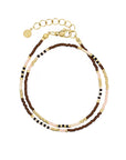 Delicate Wrap Bracelet - Hazelnut Brown
