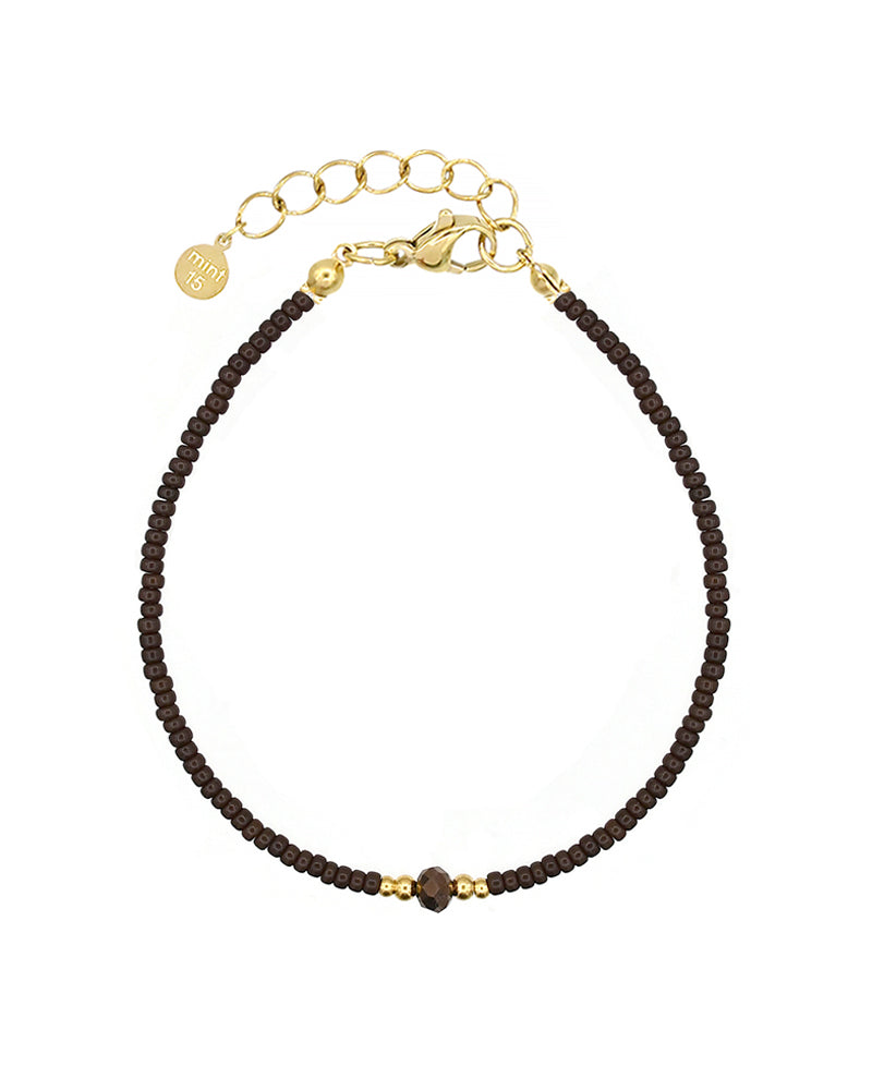 Diamond Bracelet - Chocolate Brown