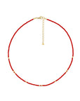 Ketting kleine kraaltjes - Rood