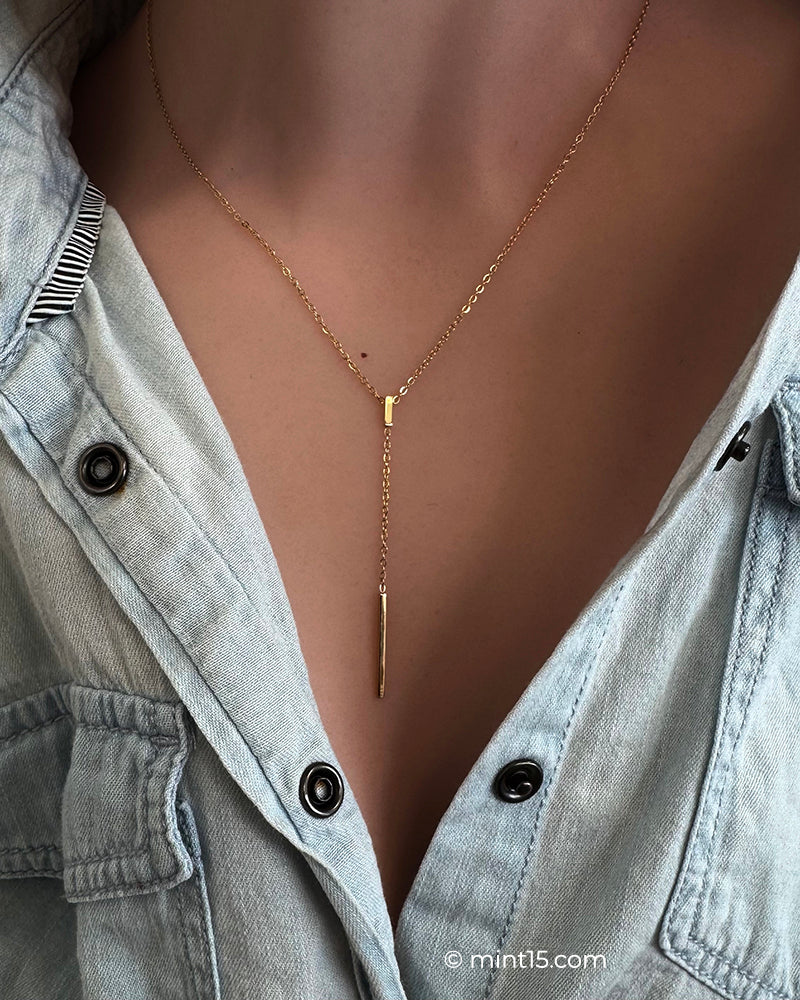 Little Bar Y-Necklace