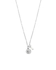 Little Coin & Pearl Necklace - Zilver