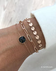 Black Onyx Bracelet - Roségoudkleur