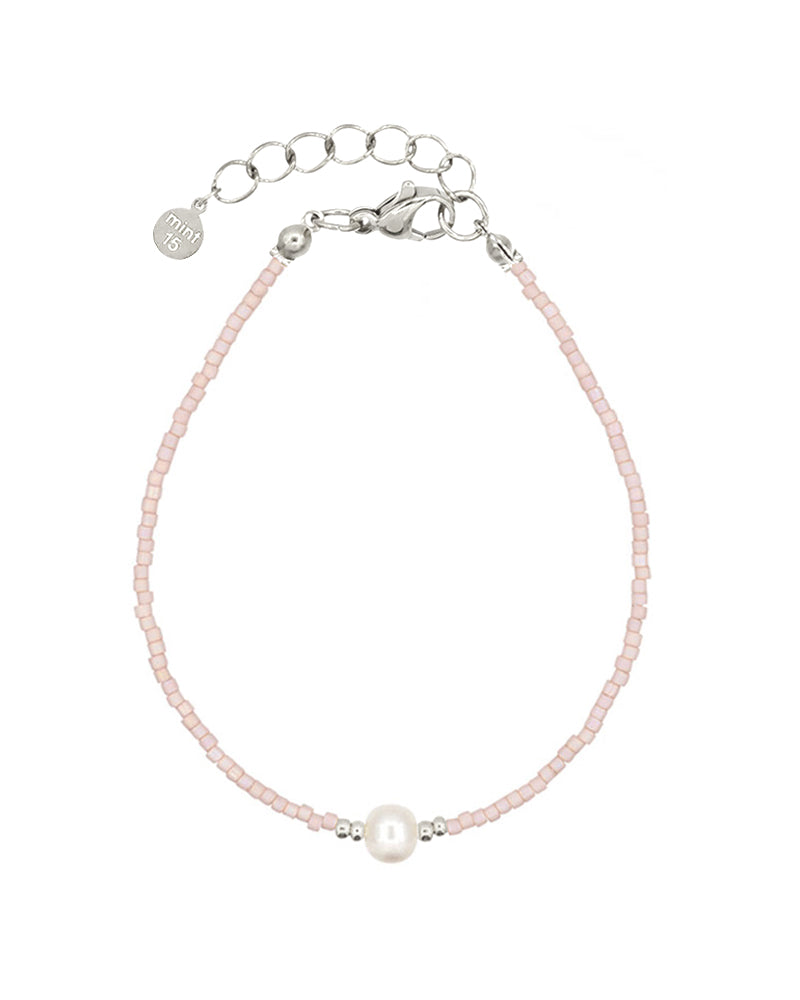 Simply Delicate - Pearl - Vintage Pink - Zilver