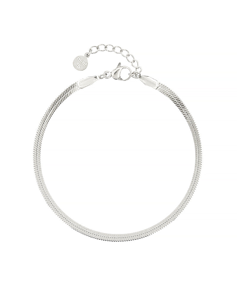 Snake Chain Bracelet - Zilver