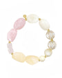 Statement kralenarmband pastel