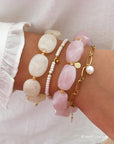 Statement kralenarmbanden pastel