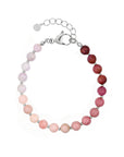 The Essence Bracelet - Pinky Pastel - Zilver