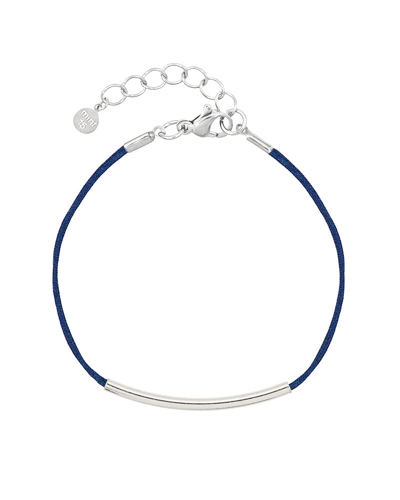 Tube It - Navy Blue - Zilver