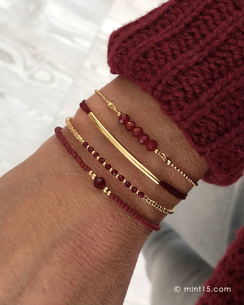 Armbandenset Red Chic 2