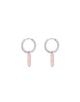 Minimalistic Earrings - Cherry Quartz