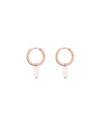 Minimalistic Earrings - Rose Quartz