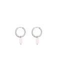 Minimalistic Earrings - Rose Quartz