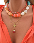 Statement Beaded Necklace 'Summer Chic'