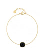 Black Onyx Bracelet - Goud