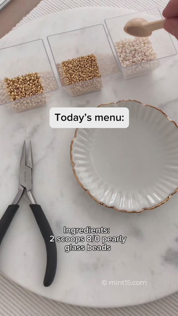 Making of Little Beads Pearl Shine