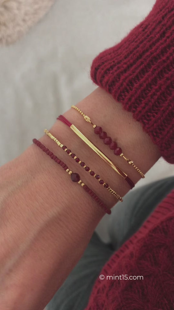 Armbandenset Red Chic