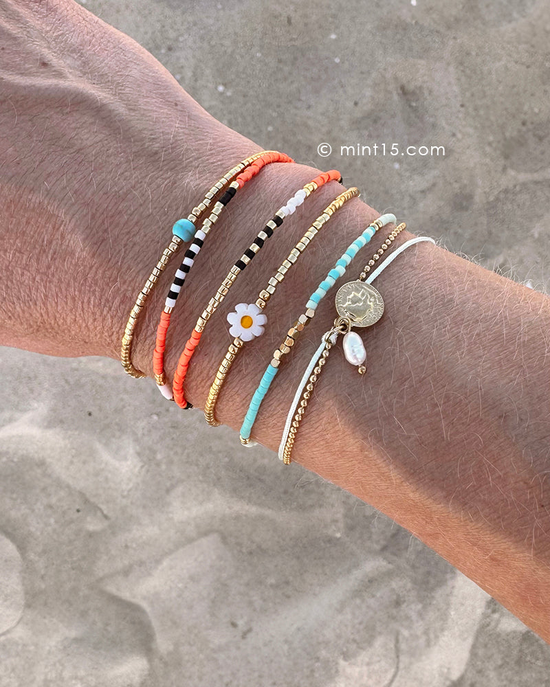 Triple Strand Bracelet 'Caribbean' - Turquoise – Mint15