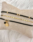 Little Beads Anklet - Black