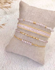 Silk Satin Bracelet - Antique Lilac