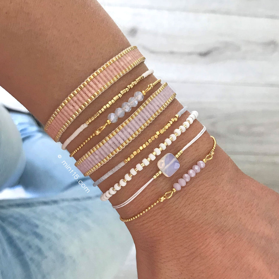 Beaded Bracelet Satin