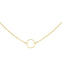 Necklace Infinity Ring - Gold