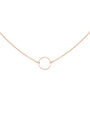 Necklace Infinity Ring - Rose Gold