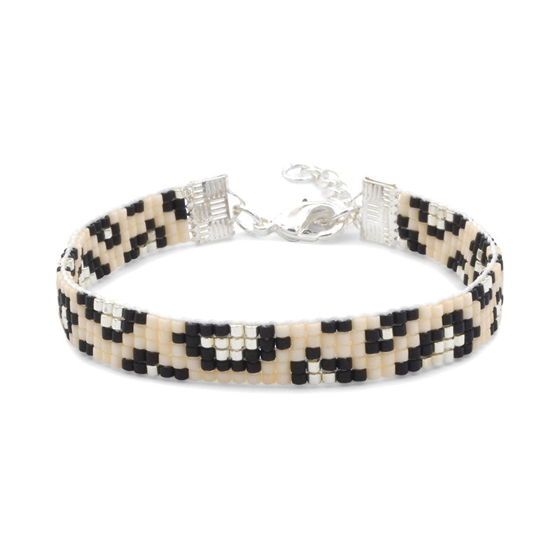 Beaded Bracelet 'Leopard'