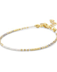 Delicate Bracelet - White & Sand