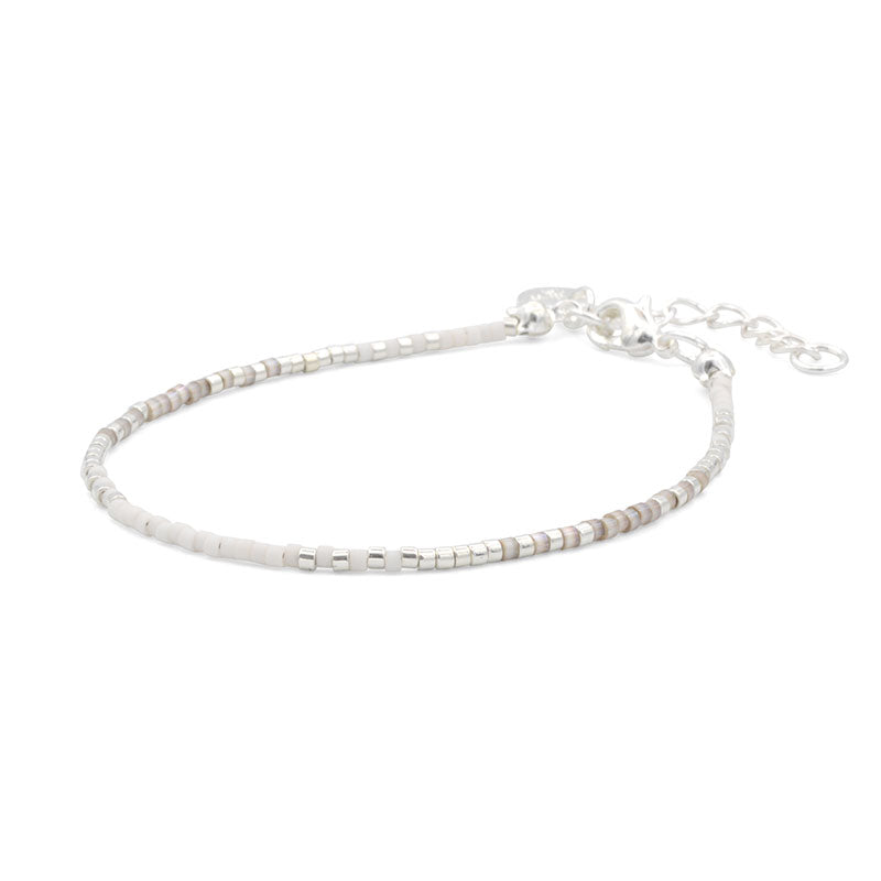 Delicate Bracelet - White &amp; Sand