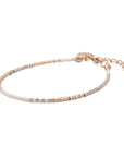 Delicate Bracelet - White & Sand