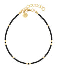 Little Beads Anklet - Black