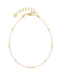 Little Beads Anklet - Soft Pink