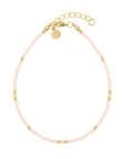 Little Beads Anklet - Soft Pink