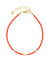 Elegance Anklet - Coral Red