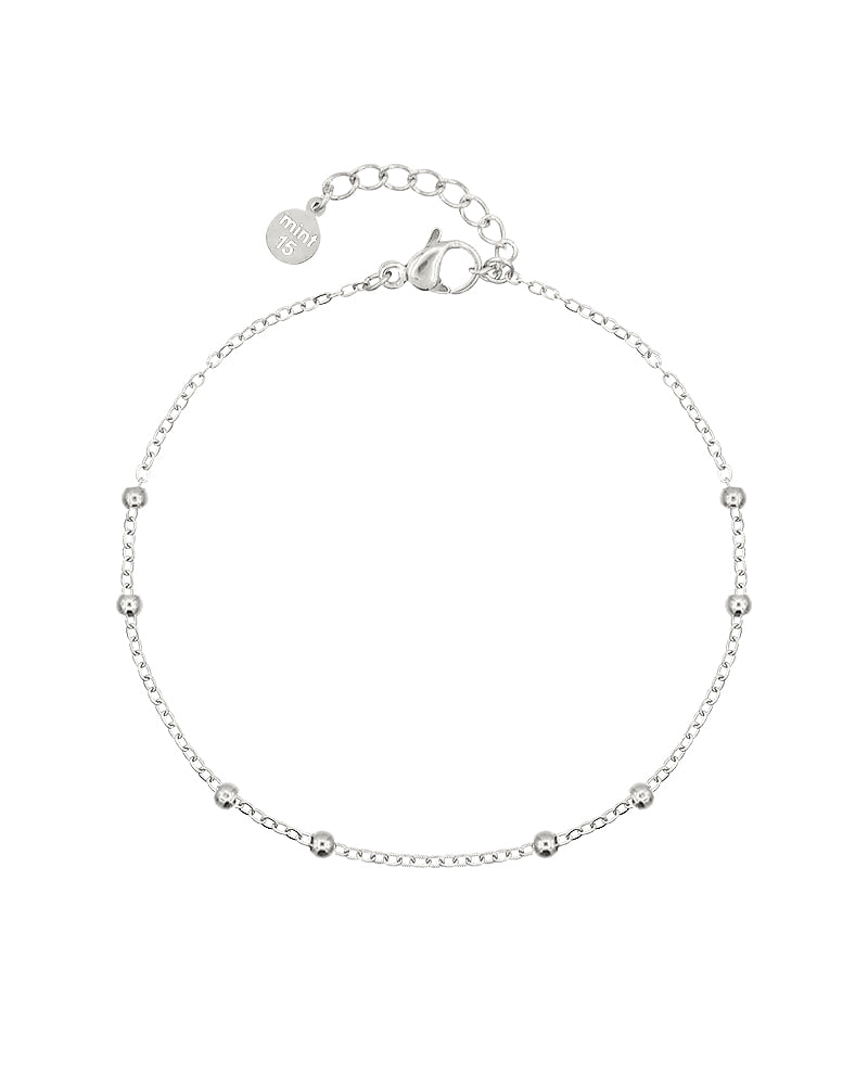 Little Chain & Dots Bracelet - Zilver
